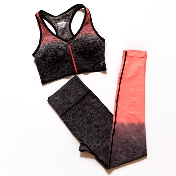 Pants - Ombré neon workout set